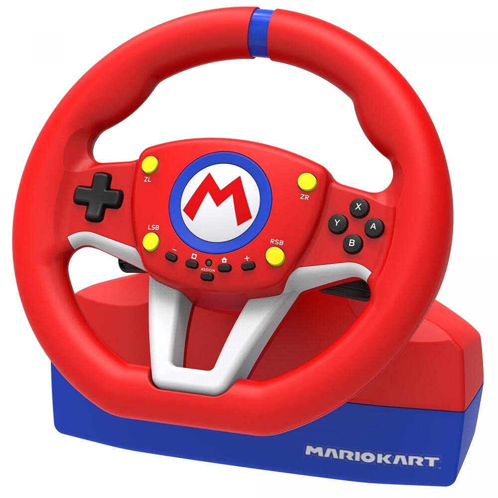 Hori Nintendo Switch Mario Kart Racing Wheel Pro Mini By - Officially Licensed By Nintendo
