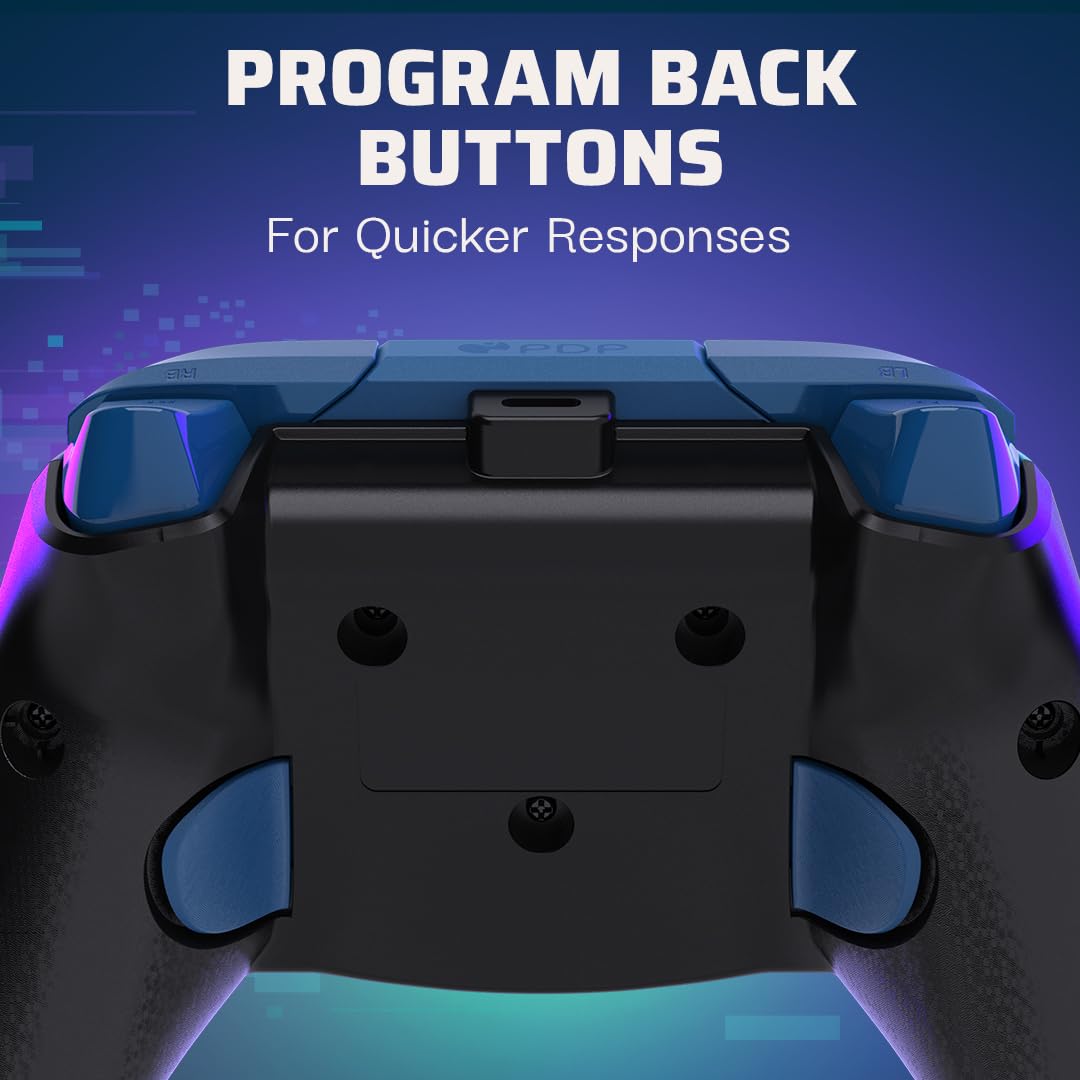 PDP Rematch Advanced WIRED Controller for Xbox Series X|S & One - GLITCH GREEN™