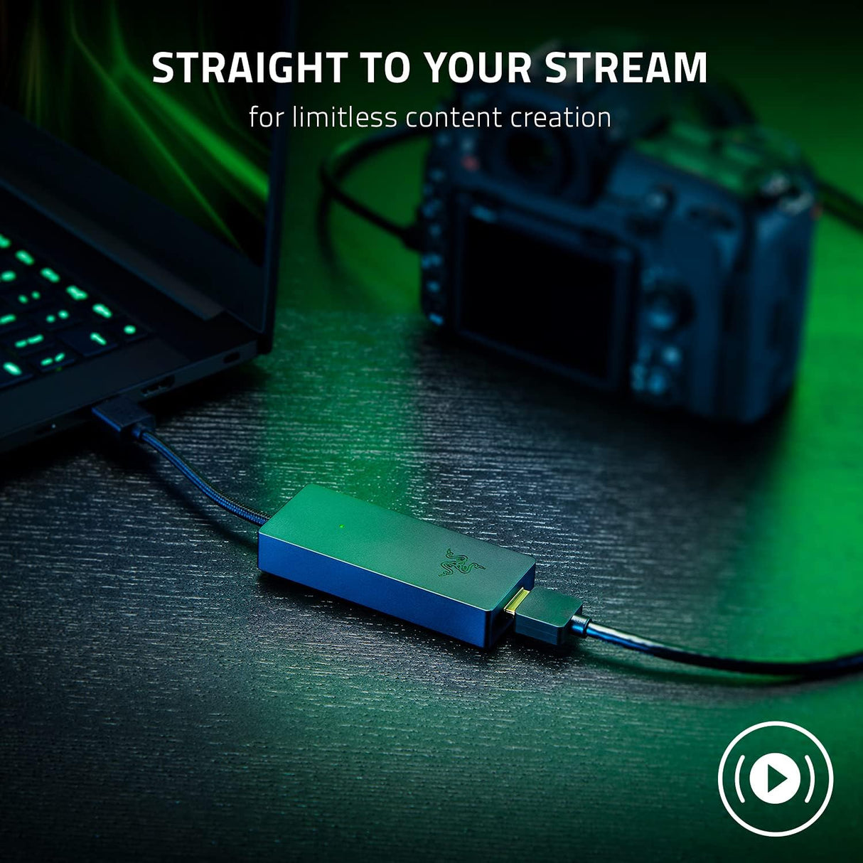Razer Ripsaw X USB Capture Card with Camera Connection: 4K 30FPS Capture™