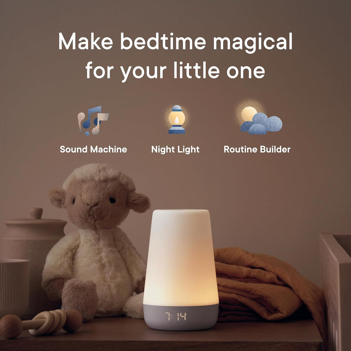 Hatch Rest Baby Sound Machine, Night Light | 2nd Gen | Registry Essential, Sleep Trainer (HBREST2)™™