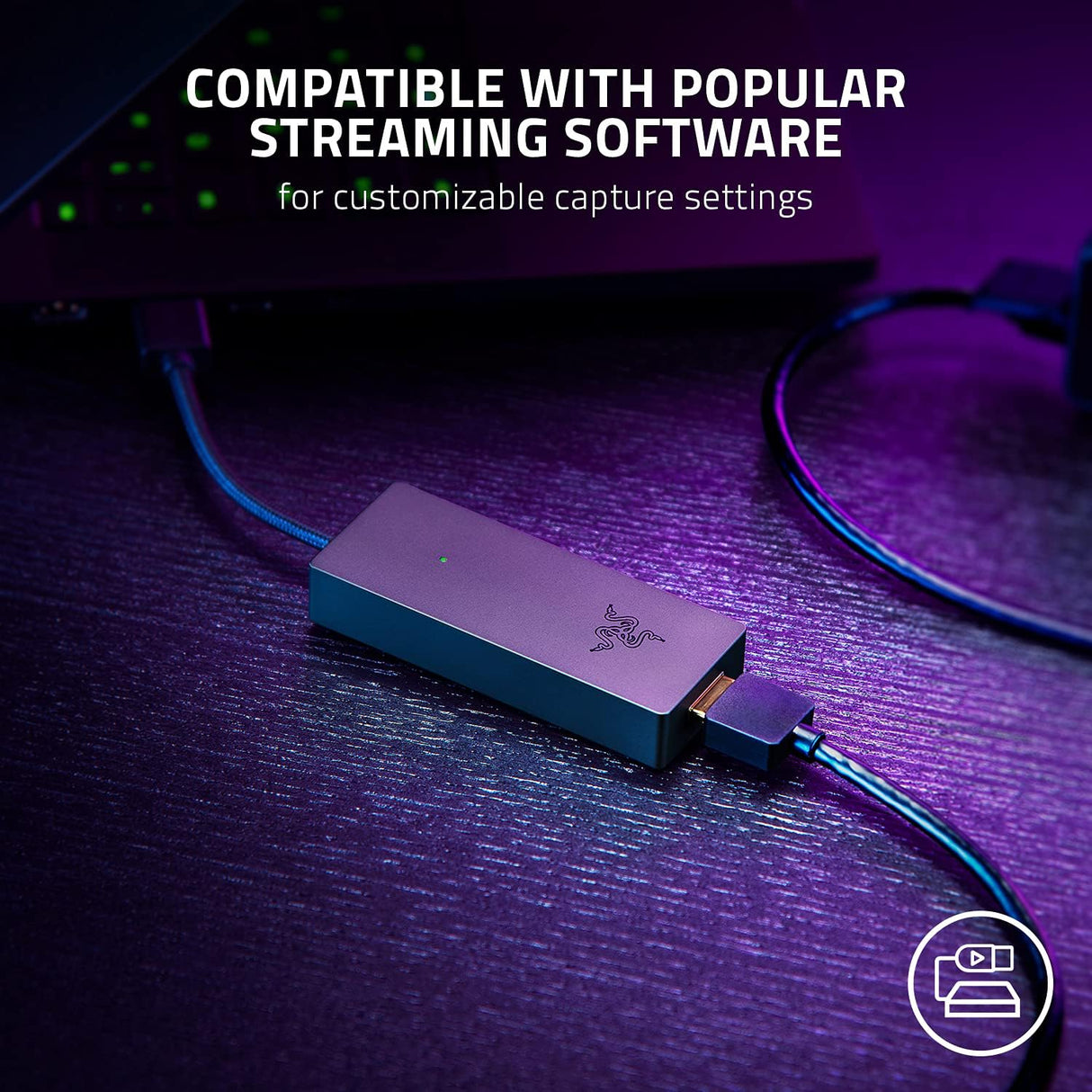Razer Ripsaw X USB Capture Card with Camera Connection: 4K 30FPS Capture™