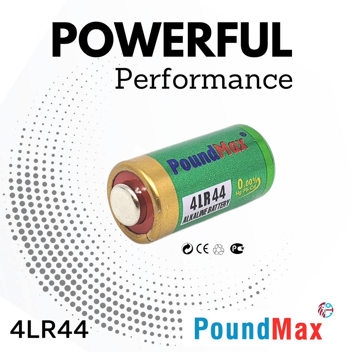 PoundMax 4LR44 / 4AG13 Batteries 6v Alkaline Battery Combo Pack