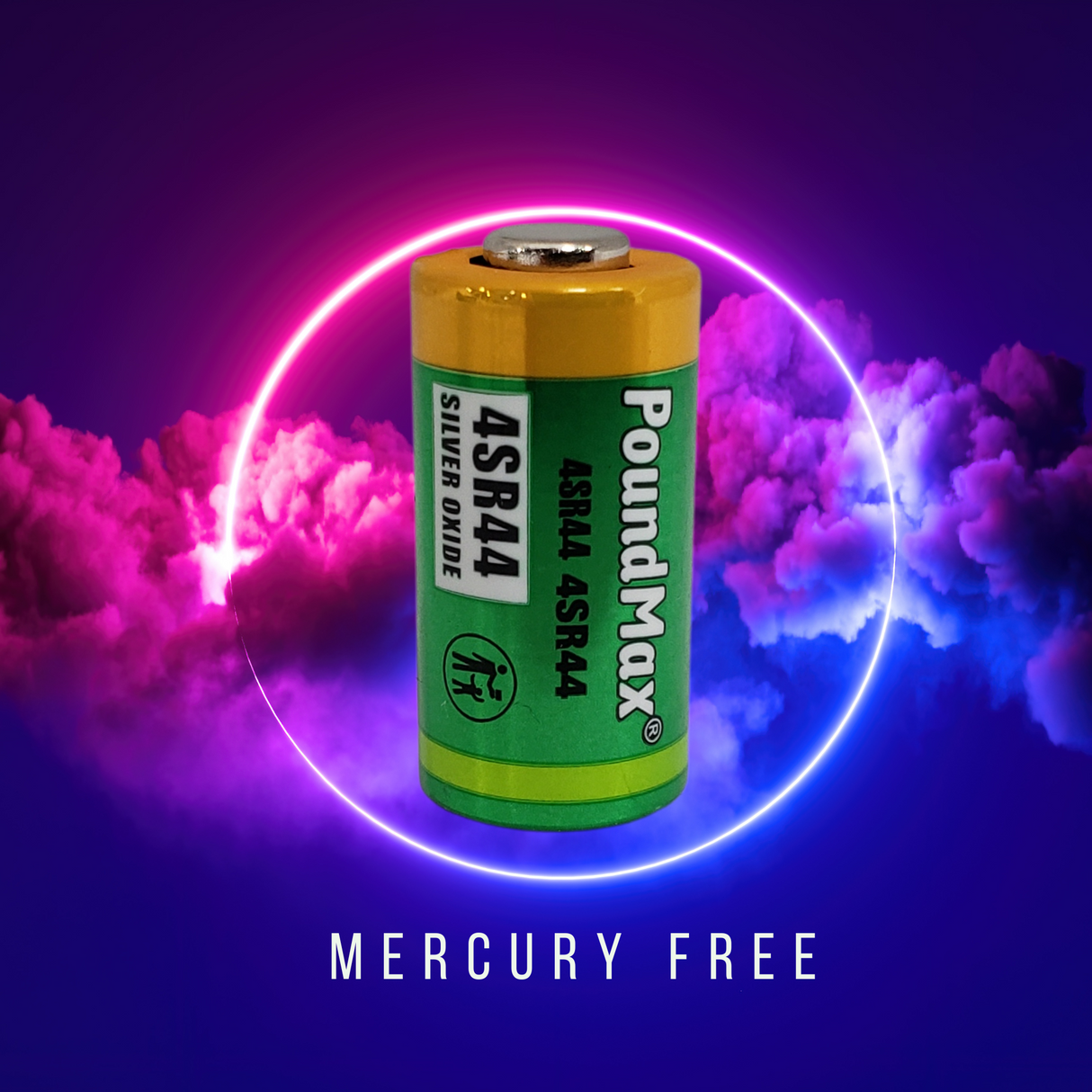 PoundMax 4SR44 Batteries 6.2v Silver Oxide Battery