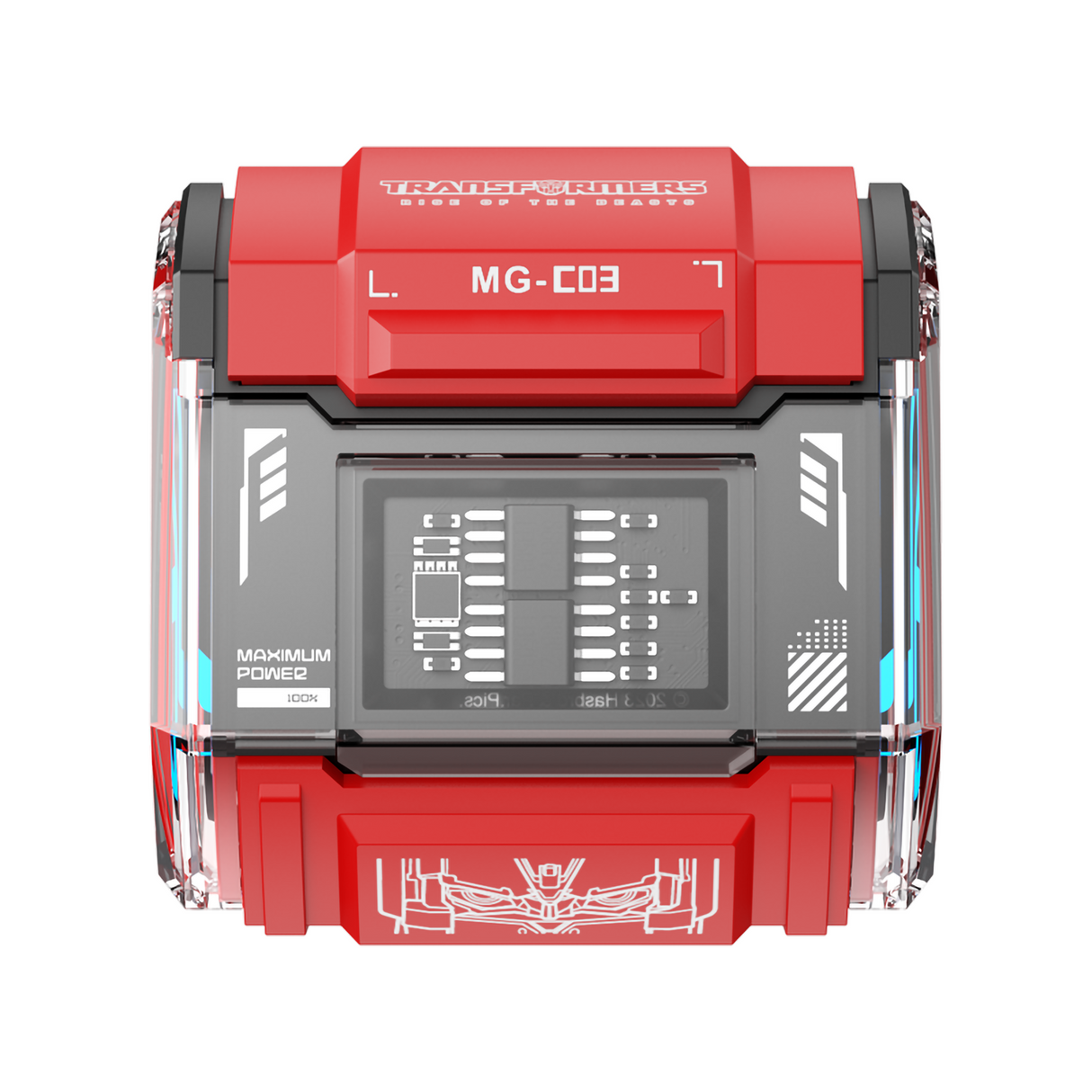 Transformers MG-C03 Bluetooth Wireless Earbuds – TWS, HiFi Sound, Low Latency Gaming & Music Dual Mode Headset, Noise Cancelling, Touch Control, Long Battery Life & Charging Case Red