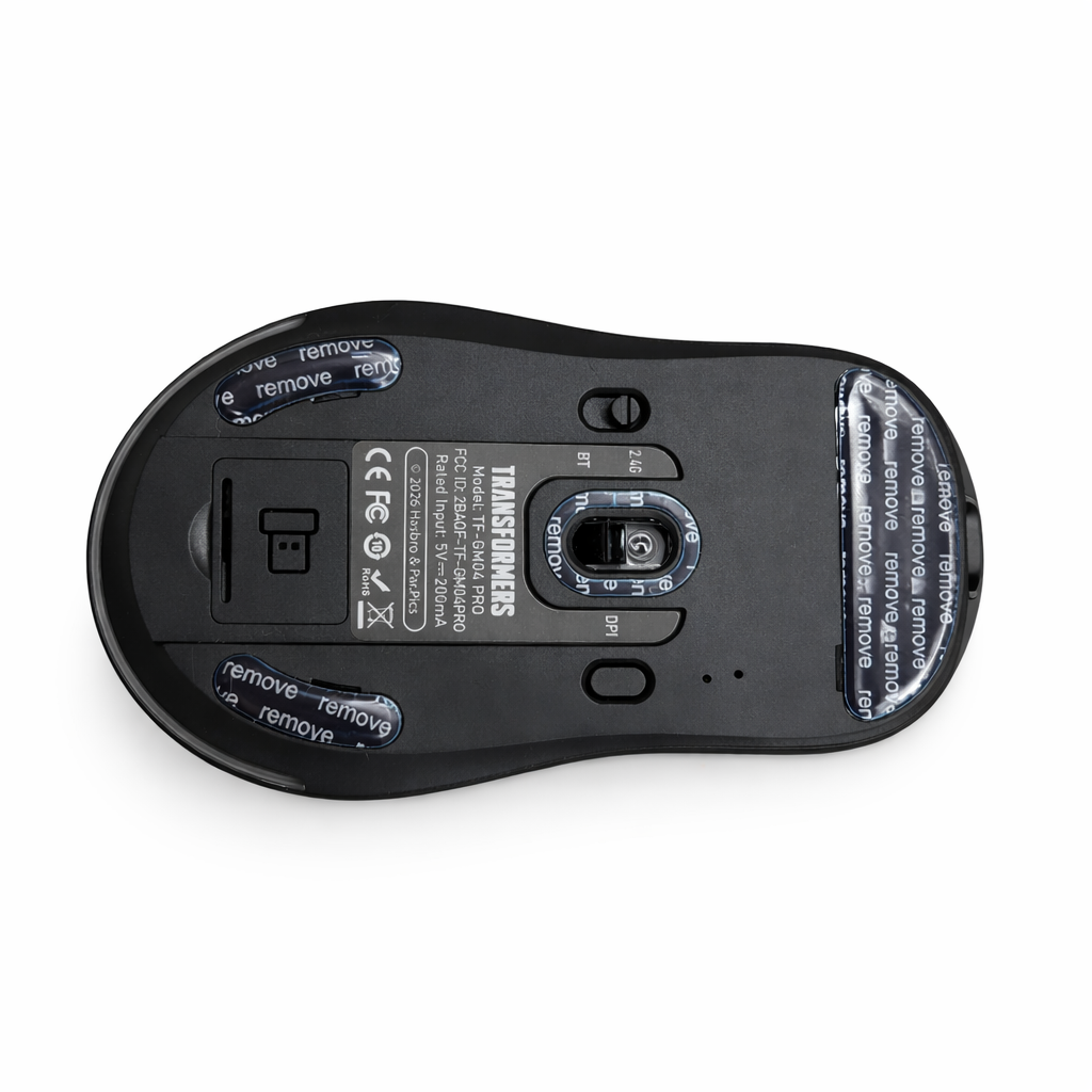Transformers Autobots TF-GM04 Pro Wireless Esports Gaming Mouse, 53g Ultra-Light, Tri-Mode Bluetooth/2.4GHz/Wired - 24000 DPI RGB 6 Buttons