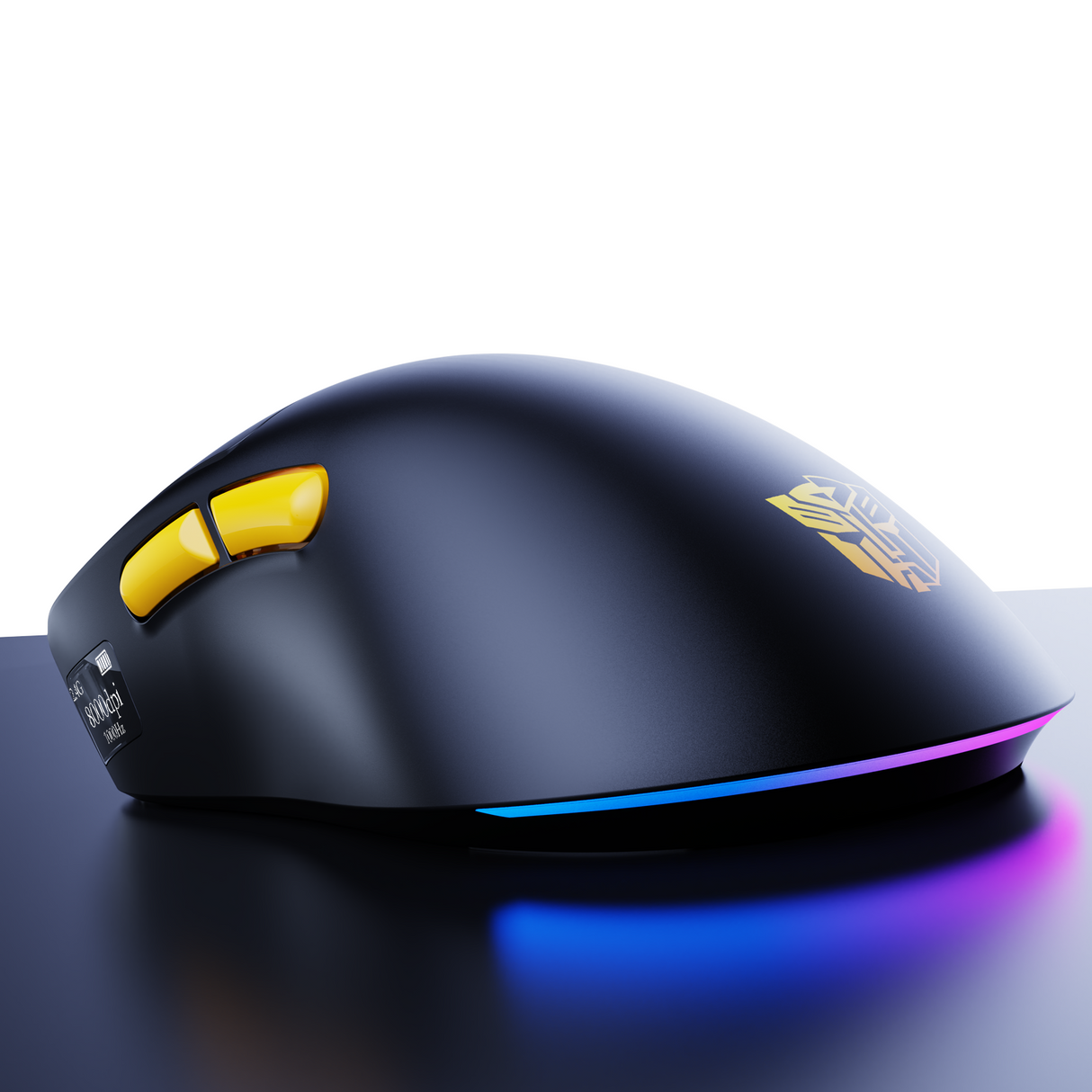 Transformers Autobots TF-GM04 Pro Wireless Esports Gaming Mouse, 53g Ultra-Light, Tri-Mode Bluetooth/2.4GHz/Wired - 24000 DPI RGB 6 Buttons