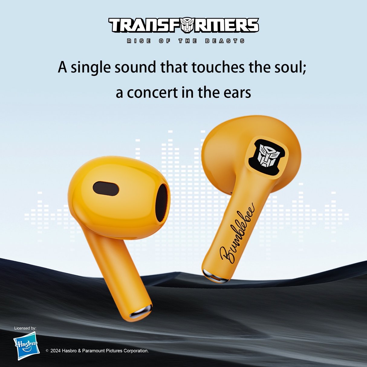 Transformers TF-T23 Wireless Bluetooth Earbuds - Premium Zinc Alloy Case RGB Breathing Lights, Gaming Mode, 13mm Loudspeaker, Deep Bass Sound, Long Battery Life, Type-C Fast Charge