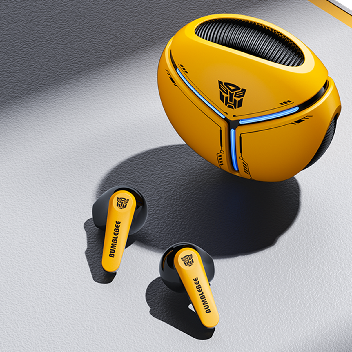 Transformers TF-T30 Bluetooth TWS Wireless Earbuds with Energy Core Design Passive Noise Cancelling Semi-in-Ear Cool HiFi HD Calling Music Game Modes Low Latency Sports Earphones