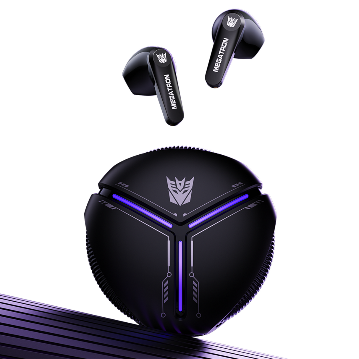 Transformers TF-T30 Bluetooth TWS Wireless Earbuds with Energy Core Design Passive Noise Cancelling Semi-in-Ear Cool HiFi HD Calling Music Game Modes Low Latency Sports Earphones