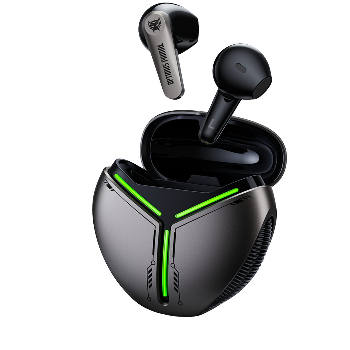 Transformers TF-T30 Bluetooth TWS Wireless Earbuds with Energy Core Design Passive Noise Cancelling Semi-in-Ear Cool HiFi HD Calling Music Game Modes Low Latency Sports Earphones