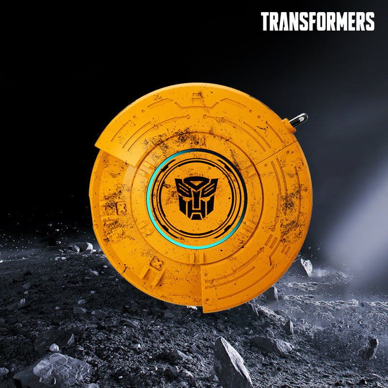 Transformers TF-T31 Bluetooth TWS Wireless Earbuds with Mechanical Shell Design Passive Noise Cancelling In-Ear Cool HiFi HD Calling Music Game Modes Low Latency Sports Earphones