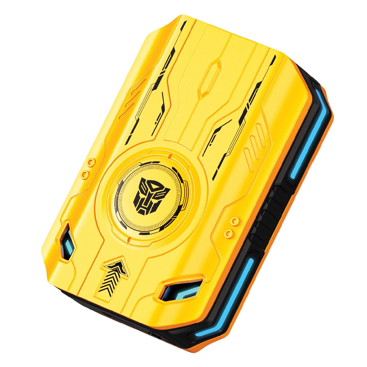 Transformers TF-T76 True Wireless Bluetooth 6.0 Earbuds with Mic, Mecha Zinc Alloy Armor Case, Low-Latency Game/Music Modes, Hi-Fi 13mm Drivers, HD Calling, 40H Total Playtime