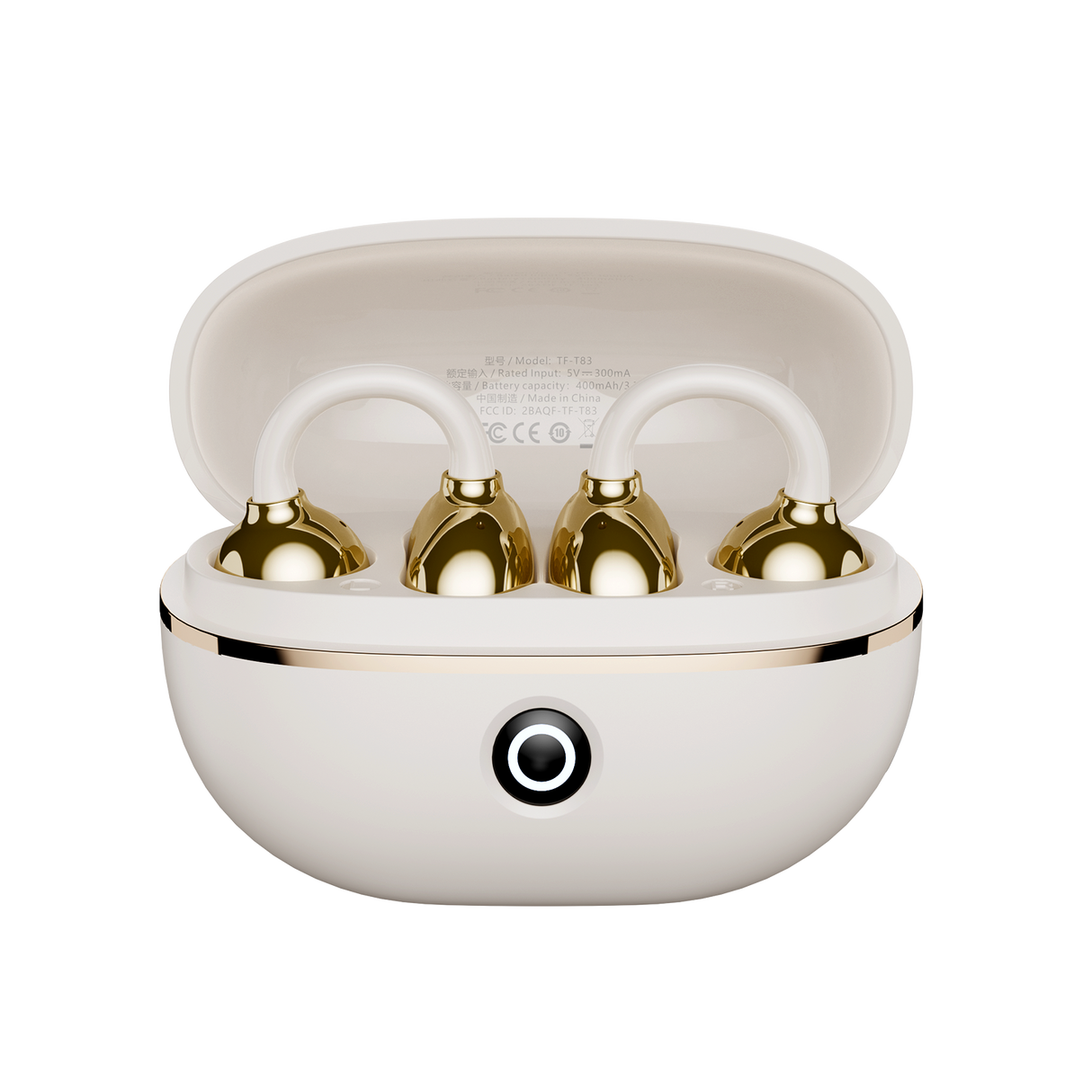 Transformers TF-T83 Clip-on Bluetooth 5.4 Wireless Earbuds, with Microphone for HD Voice Calls In-Ear Cool HiFi Calling Dual Modes Sports IPX5 Waterproof Long Endurance Earphones