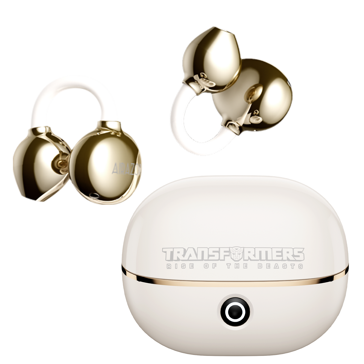 Transformers TF-T83 Clip-on Bluetooth 5.4 Wireless Earbuds, with Microphone for HD Voice Calls In-Ear Cool HiFi Calling Dual Modes Sports IPX5 Waterproof Long Endurance Earphones