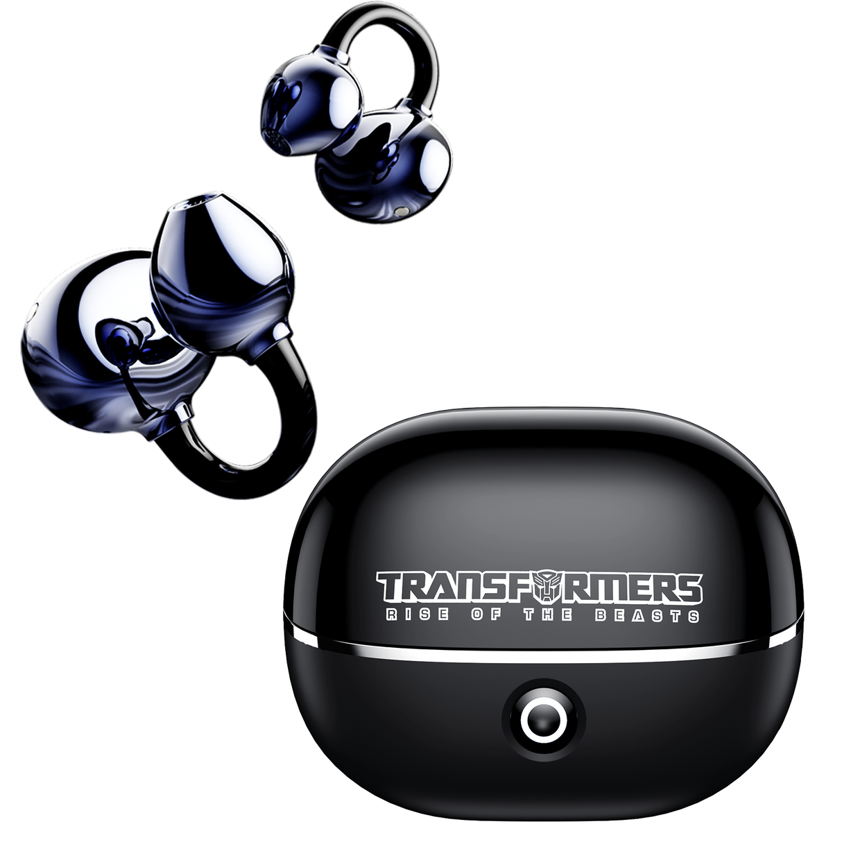 Transformers TF-T83 Clip-on Bluetooth 5.4 Wireless Earbuds, with Microphone for HD Voice Calls In-Ear Cool HiFi Calling Dual Modes Sports IPX5 Waterproof Long Endurance Earphones