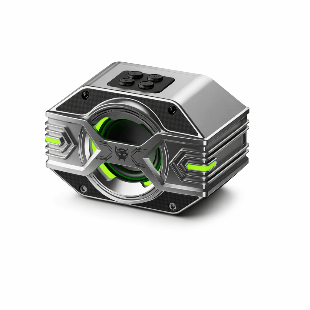Transformers TF-Y03 CoreBlock Design Bluetooth TWS Speaker 5W Portable Wireless IPX5 Waterproof, 5H Playtime Deep Bass, Stereo Pairing, Built-in Mic, AUX/TF Card