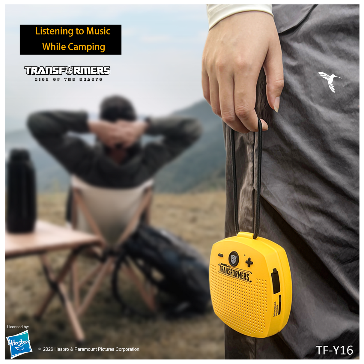 Transformers TF-Y16 FlexCube Design Bluetooth Speaker 45mm 4.3W Portable TWS Wireless Speaker IPX5 Waterproof, TWS Stereo Pairing, Built-in Mic