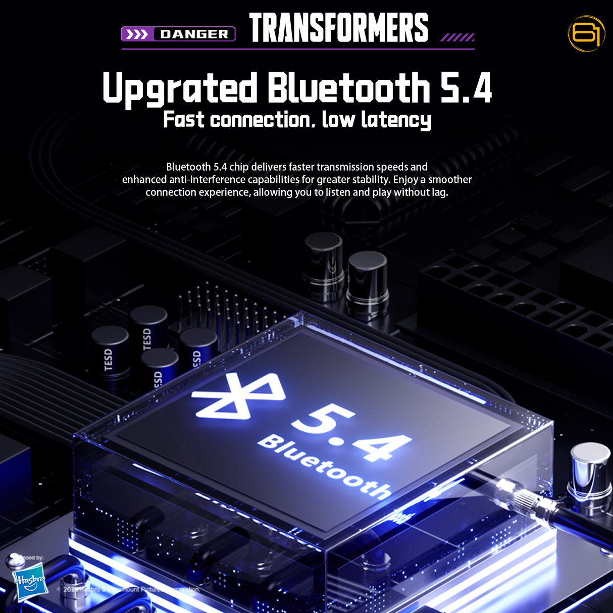 Transformers TF-T80 Bluetooth True Wireless Earbuds with Noise Cancelling In-Ear Cool HiFi HD Calling Dual Modes Sports Music Game Long Endurance Earphones