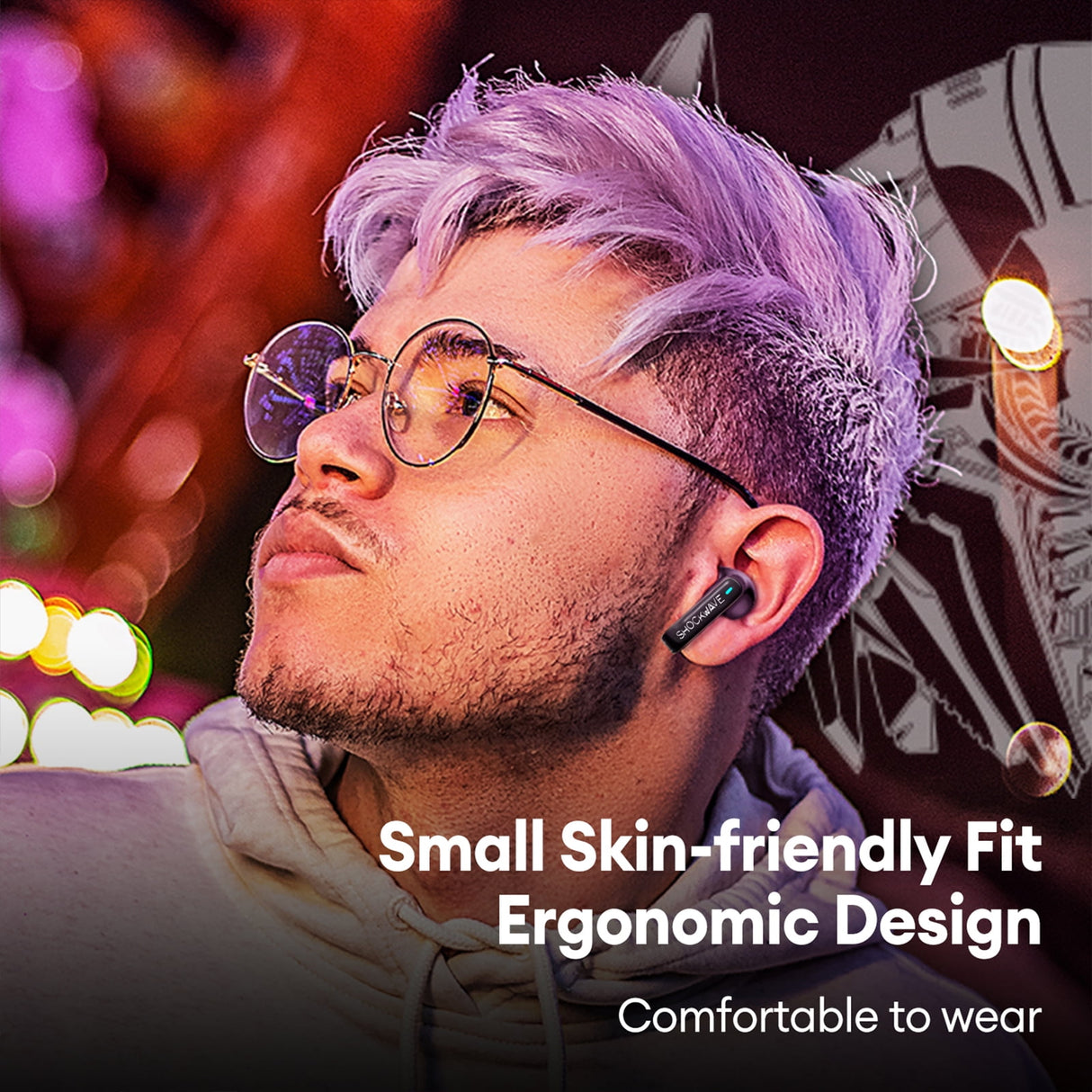 Transformers TF-T01 True Wireless Earbuds Wireless Bluetooth 5.4 Ear Buds Deep Bass Sound Earbud with Smart Noise Cancelling Mic IPX5 Waterproof in Ear Earphones for Android iOS Blue