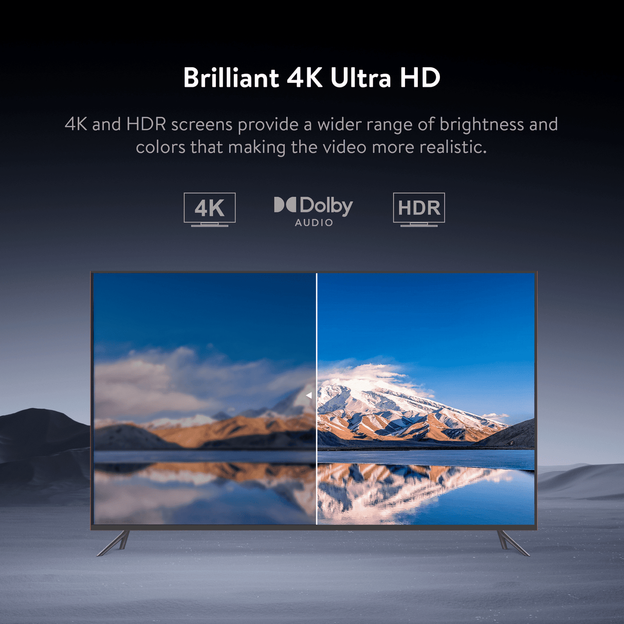 ONN Google TV 4K HD Streaming Box Voice Control Google Assistant (110125667)™