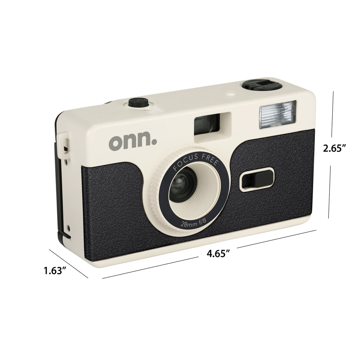 Onn Focus Reusable 35mm Camera with Flash + Film + Battery Included - Black™