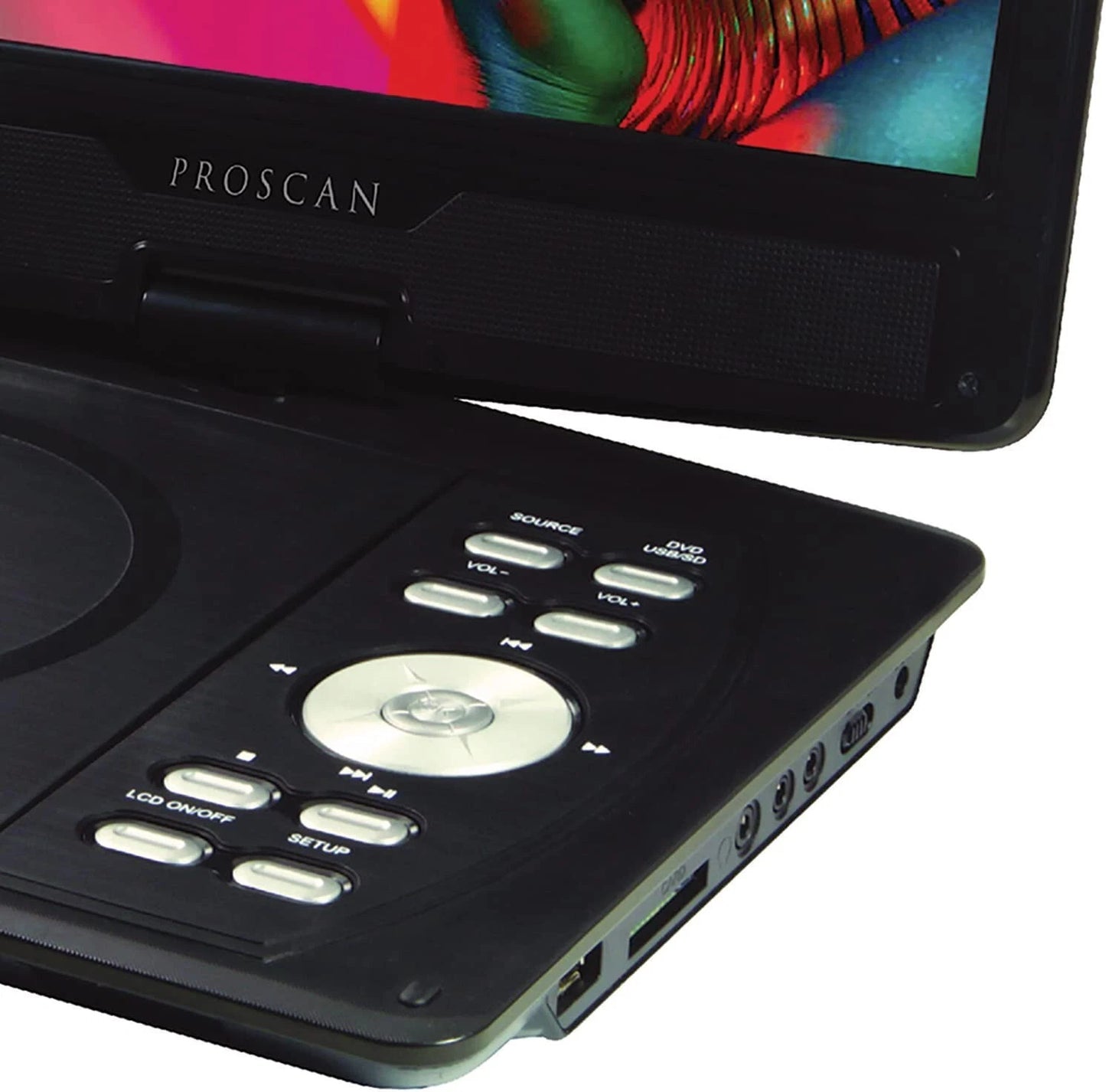 Proscan PDVD1030 10-in. Portable Swivel-Screen DVD Player with Remote