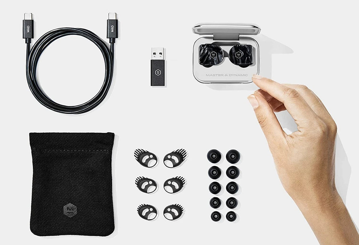Master & Dynamic MW07 PLUS Wireless Bluetooth In-Ear Headset - Black Quartz™