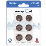 MaxyCell CR2032 Lithium Coin Cell Battery 3V - Long-Lasting, Reliable Power for Watches, Key Fobs, Fitness Trackers, Remotes & Compatible with AirTag - Leak-Proof Design