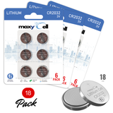 MaxyCell CR2032 Lithium Coin Cell Battery 3V - Long-Lasting, Reliable Power for Watches, Key Fobs, Fitness Trackers, Remotes & Compatible with AirTag - Leak-Proof Design