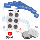 MaxyCell CR2032 Lithium Coin Cell Battery 3V - Long-Lasting, Reliable Power for Watches, Key Fobs, Fitness Trackers, Remotes & Compatible with AirTag - Leak-Proof Design