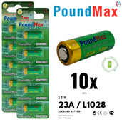PoundMax 23A / L1028 Batteries 12v Alkaline Battery Combo Pack