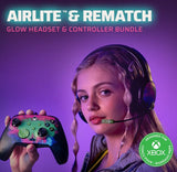 PDP Space Dust Bundle: WIRED Controller &  IRLITE GLOW Wired Headset for Xbox ™