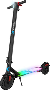 Hover-1 Legacy Foldable Electric Scooter with 350W Motor, 15 mph Max Speed, Colorful LED Deck Light, and 6 Miles Max Range
