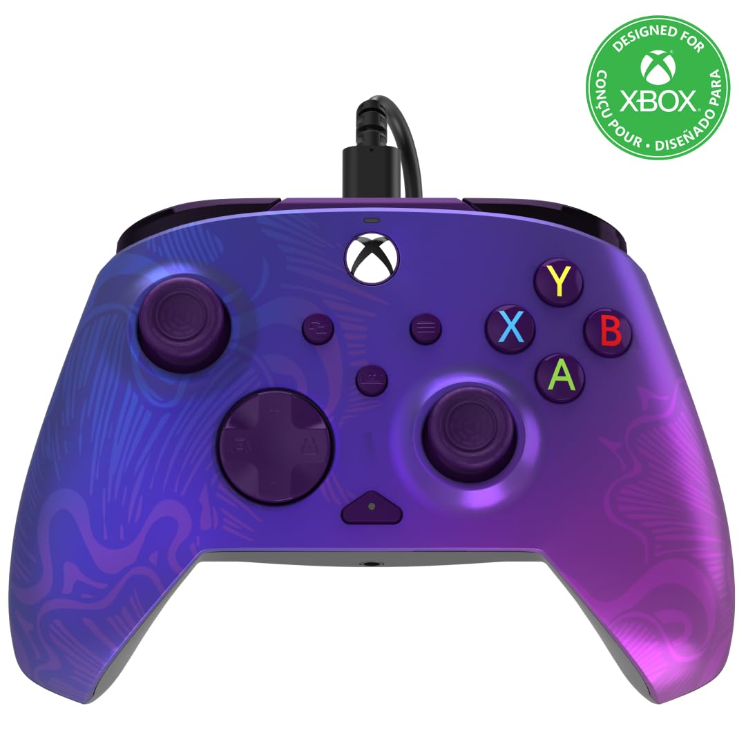 PDP Rematch Advanced WIRED Controller for Xbox Series X|S & One - Purple Fade™