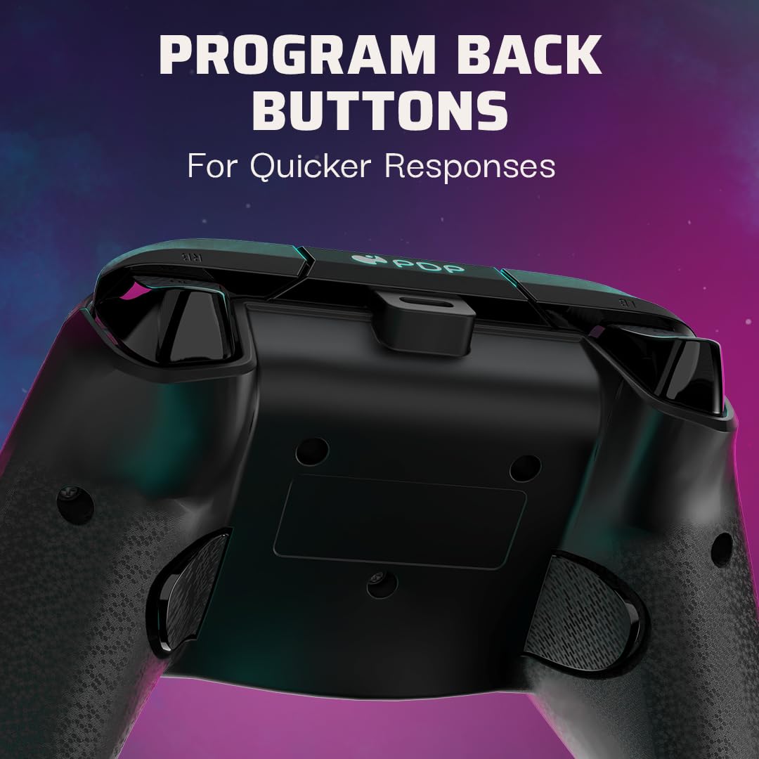 PDP Rematch GLOW WIRED Controller for Xbox Series X|S & One - Space Dust™