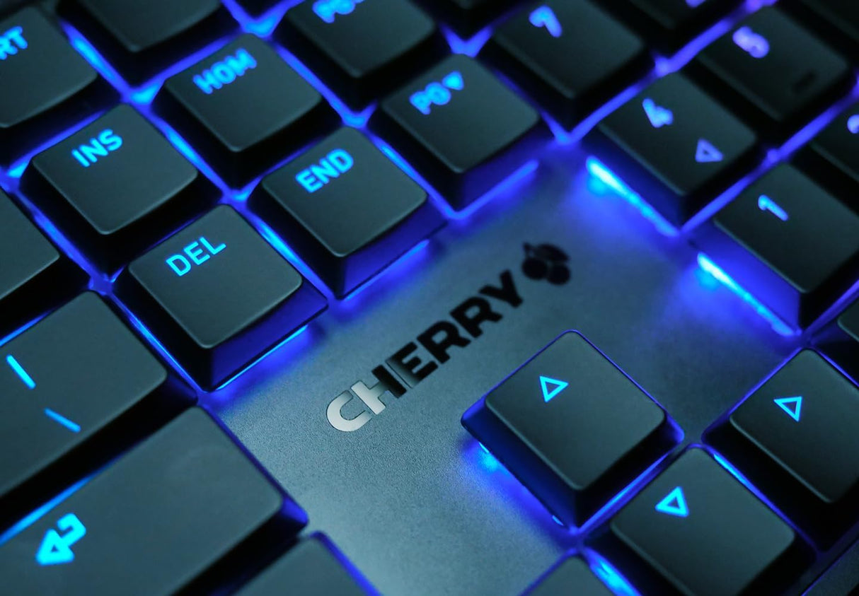 Cherry MX 10.0N RGB Mechanical Keyboard MX Low Profile Speed Switches, Aluminum Housing, Premium Keyboard for Gaming & Work (G8A-25010LVBUS-2)