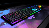 Cherry MX 10.0N RGB Mechanical Keyboard MX Low Profile Speed Switches, Aluminum Housing, Premium Keyboard for Gaming & Work (G8A-25010LVBUS-2)