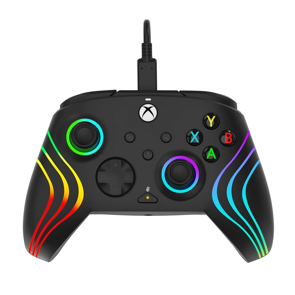 PDP Afterglow Wave LED WIRED Controller for Xbox Series X|S - Black (049-024)™