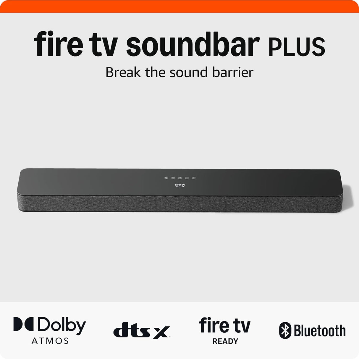 Amazon Fire TV Soundbar Plus (newest model) with built-in Subwoofer 3.1 Channel Dolby Atmos dtsx HDMI Bluetooth™