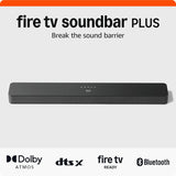 Amazon Fire TV Soundbar Plus (newest model) with built-in Subwoofer 3.1 Channel Dolby Atmos dtsx HDMI Bluetooth™