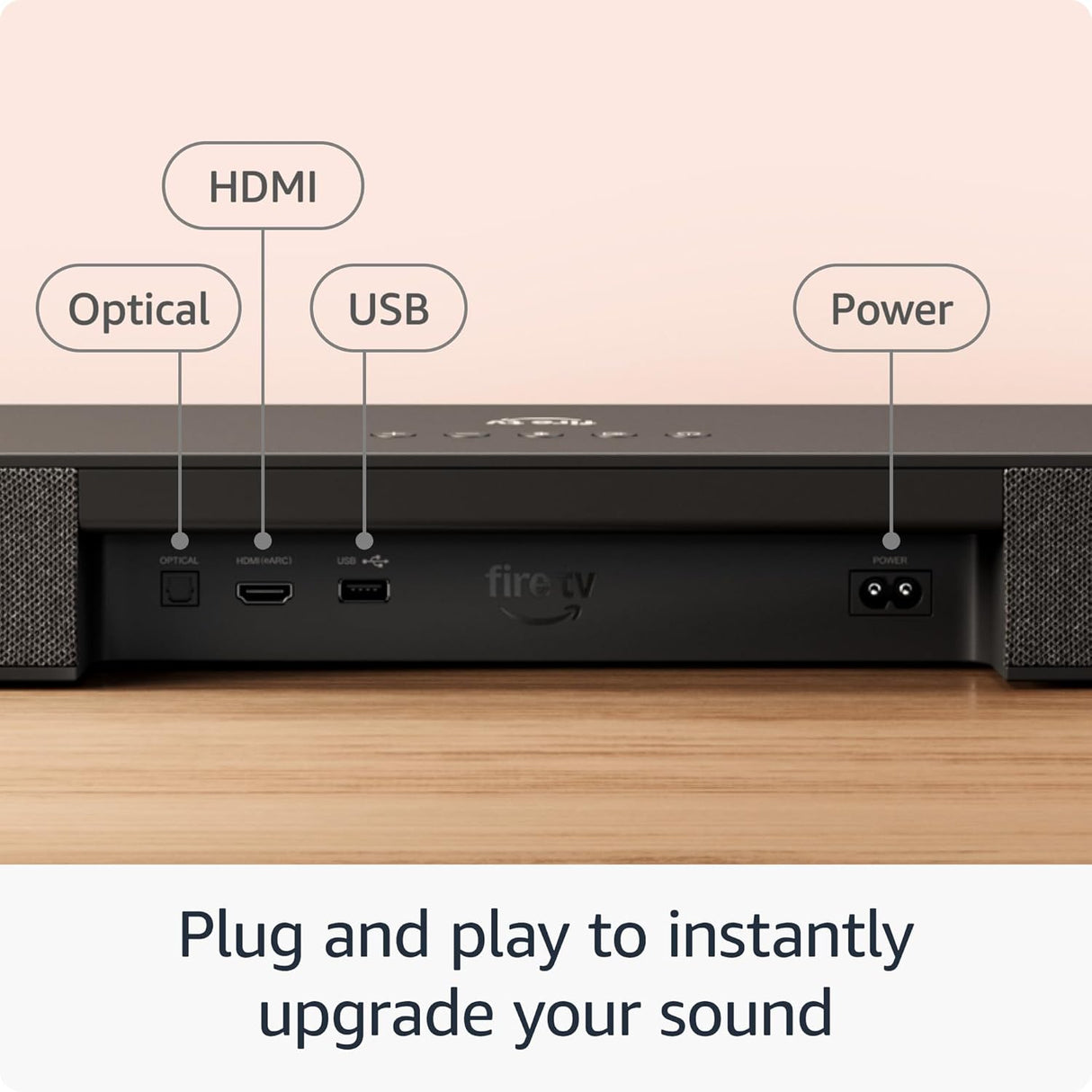 Amazon Fire TV Soundbar Plus (newest model) with built-in Subwoofer 3.1 Channel Dolby Atmos dtsx HDMI Bluetooth™