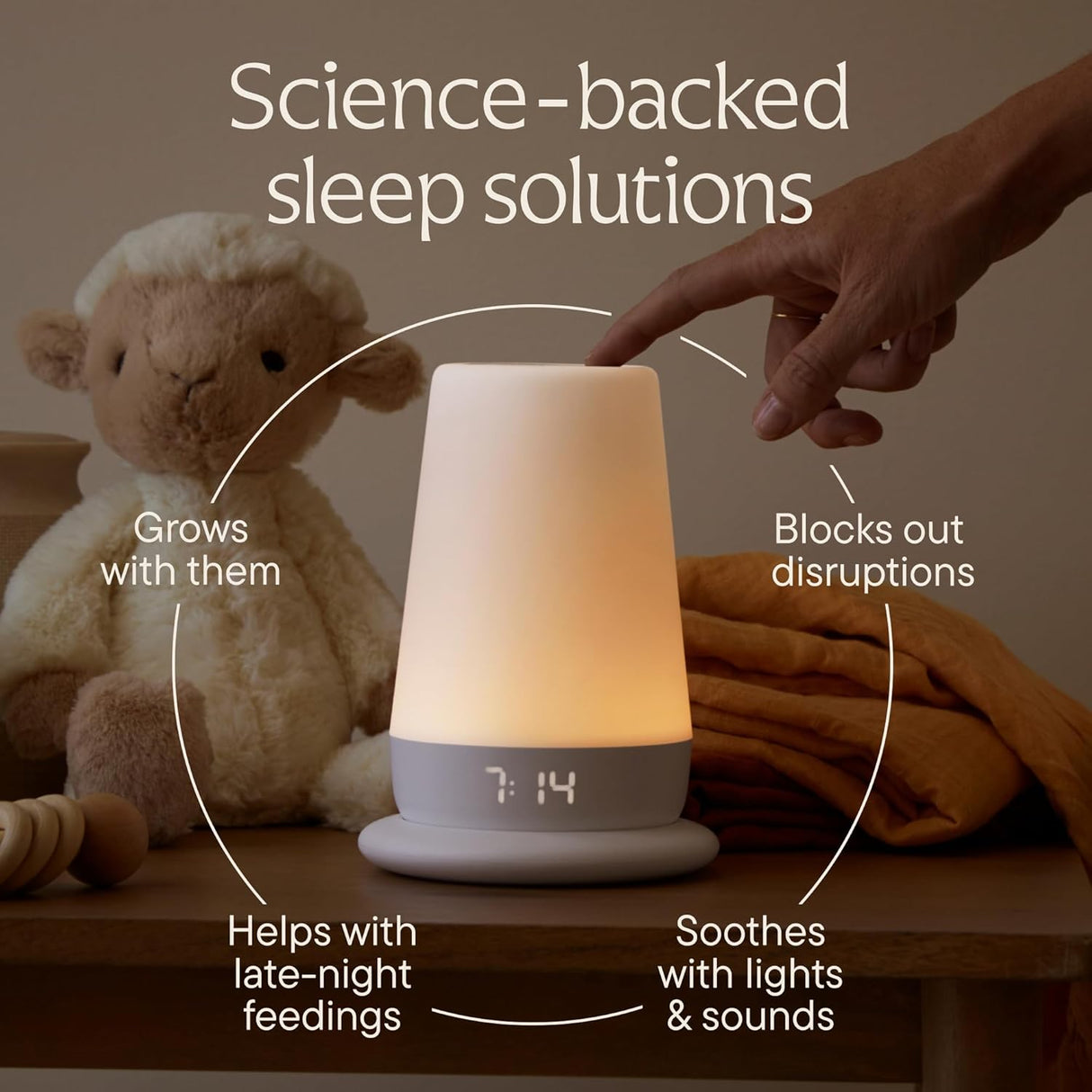 Hatch Rest Baby Sound Machine, Night Light | 2nd Gen | Registry Essential, Sleep Trainer (HBREST2)™™