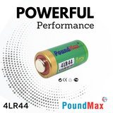 PoundMax 4LR44 / 4AG13 Batteries 6v Alkaline Battery Combo Pack