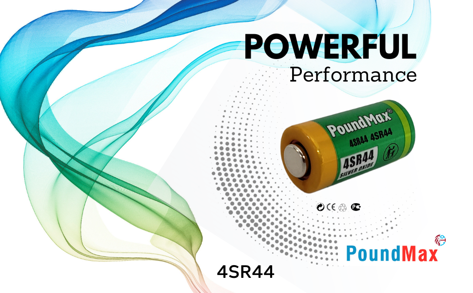 PoundMax 4SR44 Batteries 6.2v Silver Oxide Battery