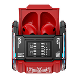 Transformers MG-C03 Bluetooth Wireless Earbuds – TWS, HiFi Sound, Low Latency Gaming & Music Dual Mode Headset, Noise Cancelling, Touch Control, Long Battery Life & Charging Case Red