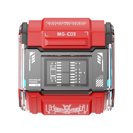 Transformers MG-C03 Bluetooth Wireless Earbuds – TWS, HiFi Sound, Low Latency Gaming & Music Dual Mode Headset, Noise Cancelling, Touch Control, Long Battery Life & Charging Case Red