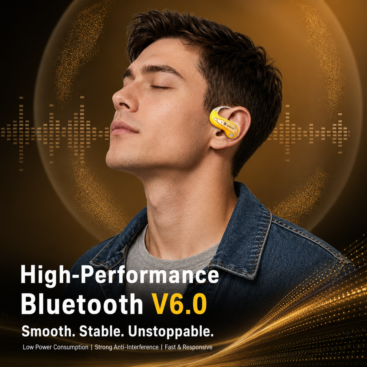 Transformers Flux T86 Ear-Hook Bluetooth Wireless Earbuds, Heavy-Duty Zinc Alloy Armor Charging Case, 14.2mm Hi-Fi Drivers, Built-in Mic