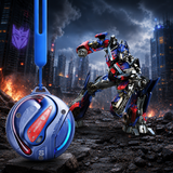 Transformers Flux T86 Ear-Hook Bluetooth Wireless Earbuds, Heavy-Duty Zinc Alloy Armor Charging Case, 14.2mm Hi-Fi Drivers, Built-in Mic