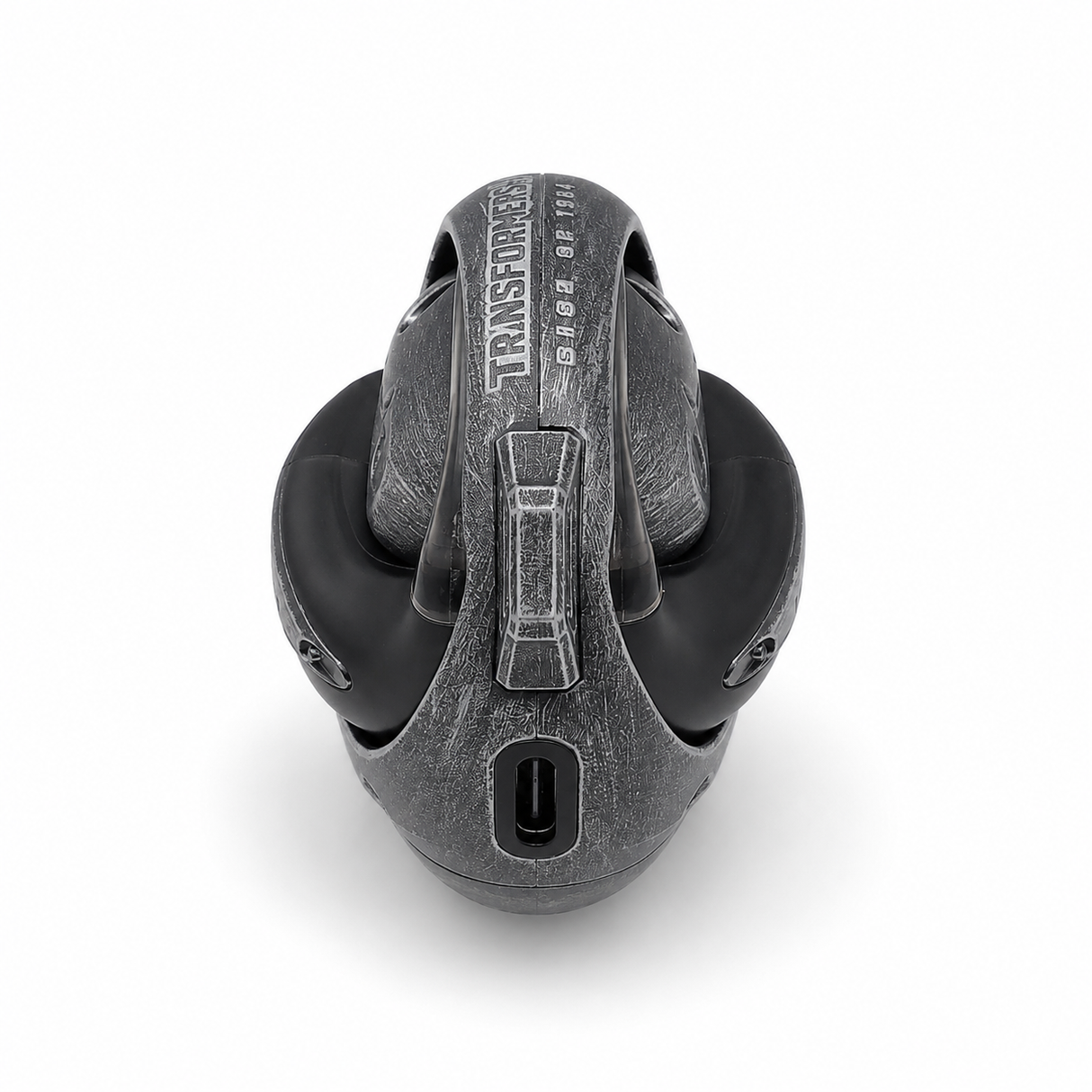 Transformers Flux T86 Ear-Hook Bluetooth Wireless Earbuds, Heavy-Duty Zinc Alloy Armor Charging Case, 14.2mm Hi-Fi Drivers, Built-in Mic