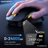 Transformers Autobots TF-GM04 Pro Wireless Esports Gaming Mouse, 53g Ultra-Light, Tri-Mode Bluetooth/2.4GHz/Wired - 24000 DPI RGB 6 Buttons